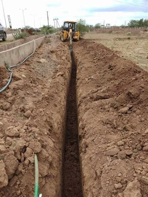 Fiber trenching